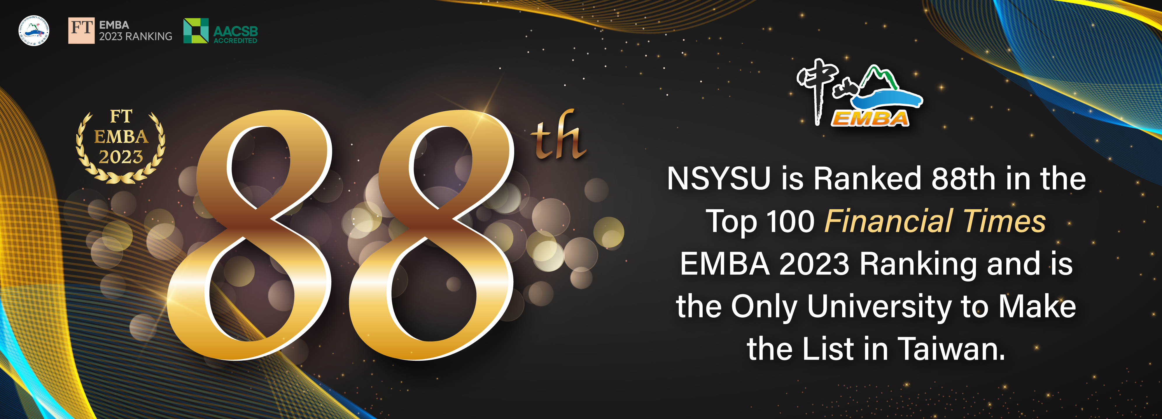 EMBA Ranked in the Top 100 of the Financial Times Global EMBA Ranking